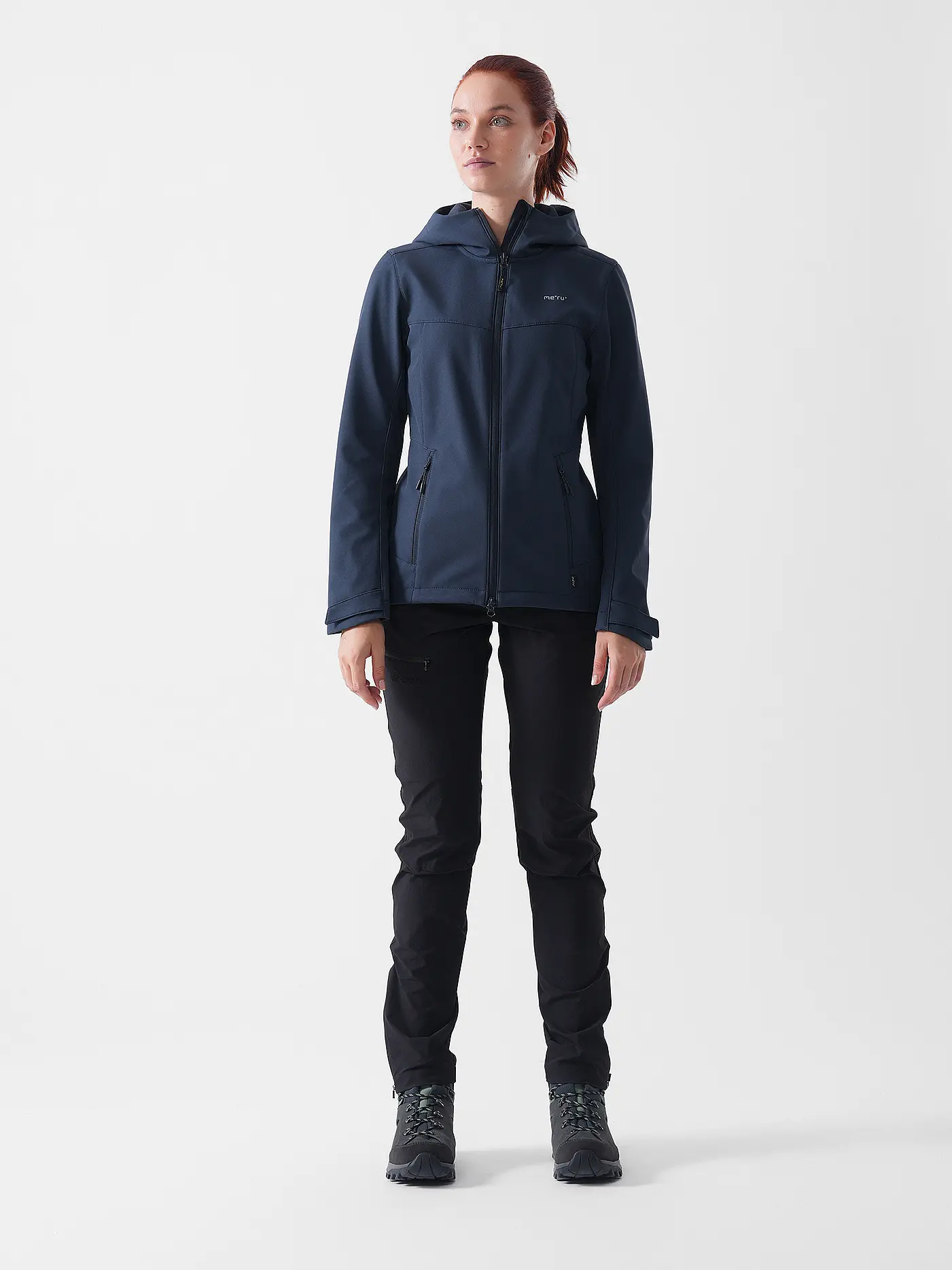 MERU | Damen Softshelljacke Toulouse Hoodie | dunkelblau